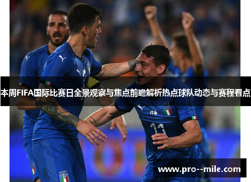 本周FIFA国际比赛日全景观察与焦点前瞻解析热点球队动态与赛程看点